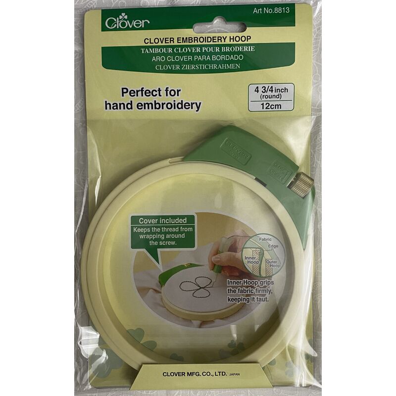 Clover 12cm (4 3/4") Embroidery Hoop #8813
