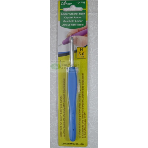 12 Pack: Clover Amour Crochet Hook, H/5mm