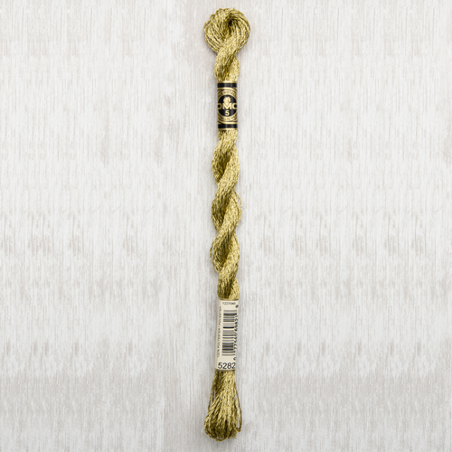 DMC Perle Metallic Size 5 Thread, 25m Skein, Colour 5282 GOLD
