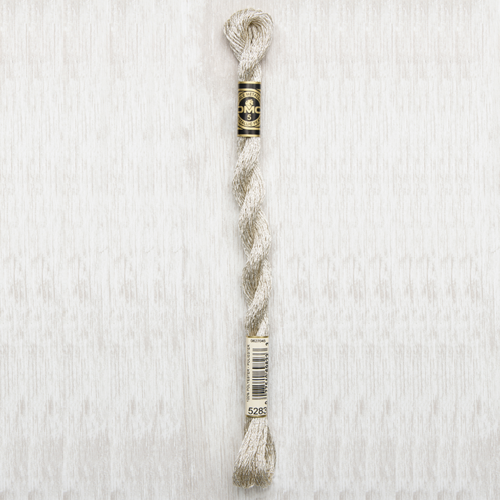 DMC Perle Metallic Size 5 Thread, 25m Skein, Colour 5283 SILVER