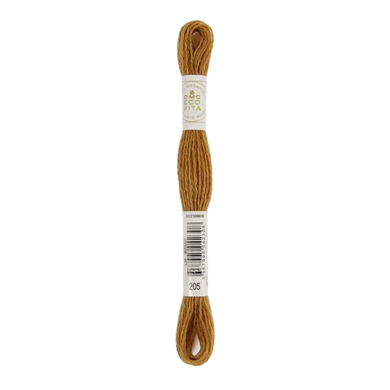 DMC #205 CINNAMON RHUBARB Eco Vita Organic Wool Hand Embroidery Floss 16m Skein