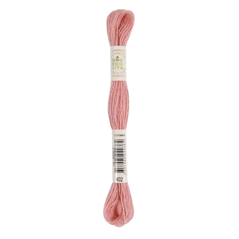 DMC #402 MAGNOLIA COCHINEAL Eco Vita Organic Wool Hand Embroidery Floss 16m Skein