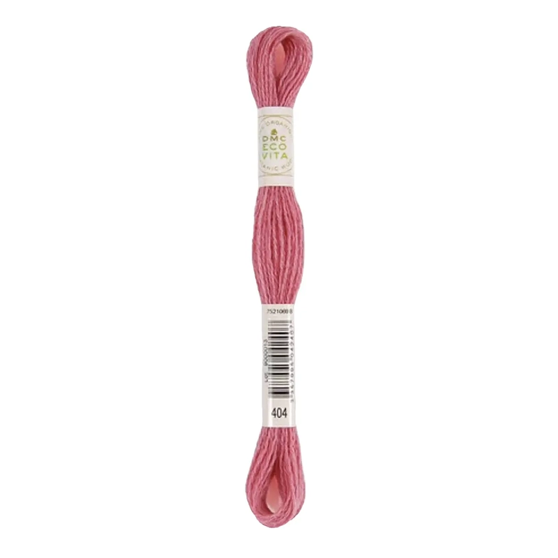 DMC #404 ALTHEA COCHINEAL Eco Vita Organic Wool Hand Embroidery Floss 16m Skein