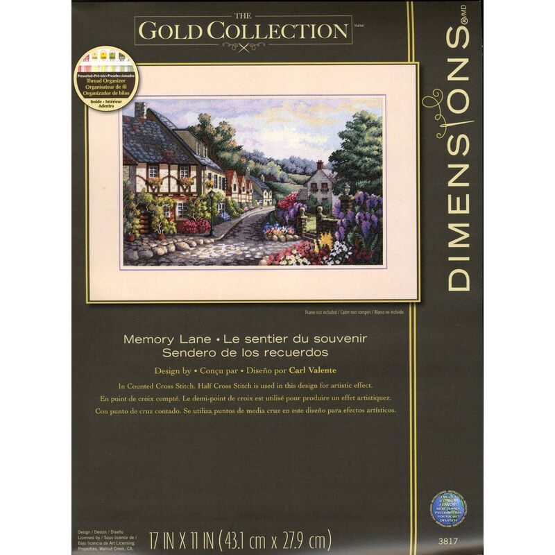 MEMORY LANE Counted Cross Stitch Kit 43.1 x 27.9cm #3817