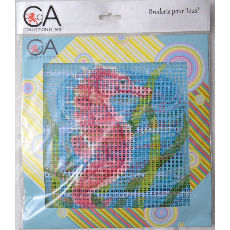 Collection D' Art Tapestry Kit, SEAHORSE, 19cm x 19cm (#4.005K)