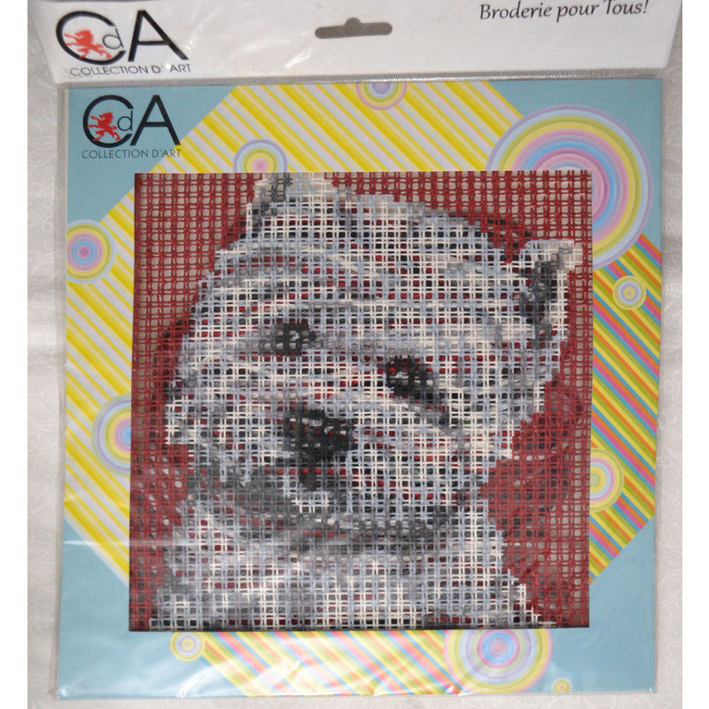 Collection D' Art Tapestry Kit, Puppy, 19cm x 19cm (#4.020K)