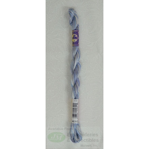 DMC Perle Cotton Variations Size 5, 25m Skein, Colour 4010 WINTER SKY
