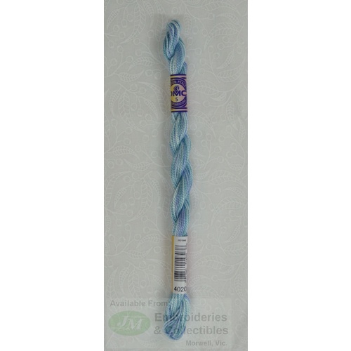 DMC Perle Cotton Variations Size 5, 25m Skein, Colour 4020 TROPICAL WATERS