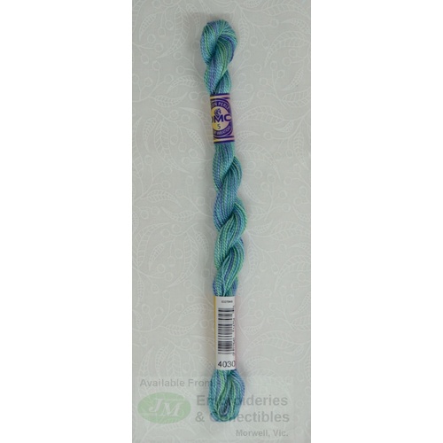 DMC Perle Cotton Variations Size 5, #4030 MONET'S GARDEN, 25m Skein