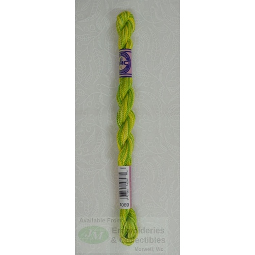 DMC Perle Cotton Variations Size 5, 25m Skein, Colour 4069 MARGARITA