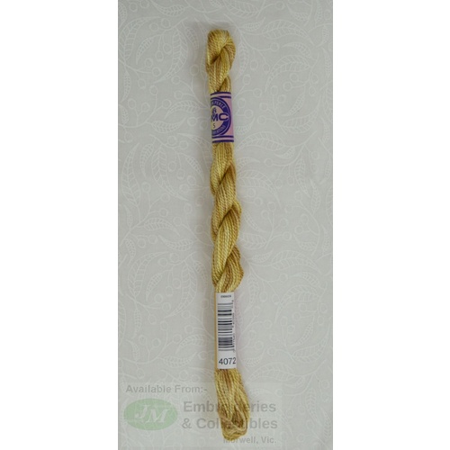 DMC Perle Cotton Variations Size 5, 25m Skein, Colour 4072 TOASTED ALMOND
