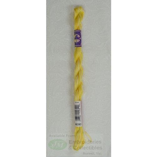 DMC Perle Cotton Variations Size 5, 25m Skein, Colour 4080 DAFFODIL FIELDS