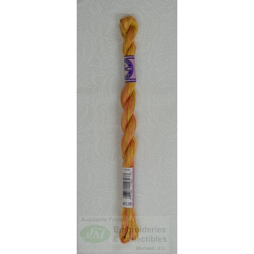 DMC Perle Cotton Variations Size 5, 25m Skein, Colour 4126 DESERT CANYON