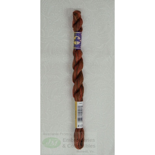 DMC Perle Cotton Variations Size 5, 25m Skein, Colour 4135 TERRA COTTA