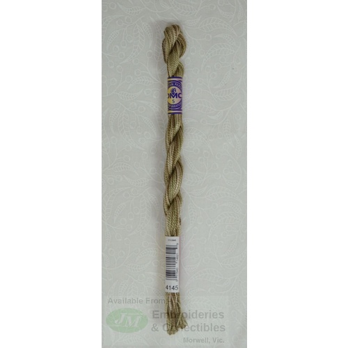 DMC Perle Cotton Variations Size 5, 25m Skein, Colour 4145 SAND DUNE