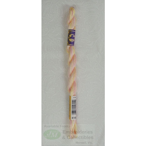 DMC Perle Cotton Variations Size 5, 25m Skein, Colour 4160 GLISTENING PEARL