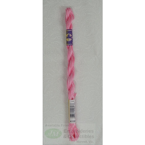 DMC Perle Cotton Variations Size 5, 25m Skein, Colour 4180 ROSE PETALS