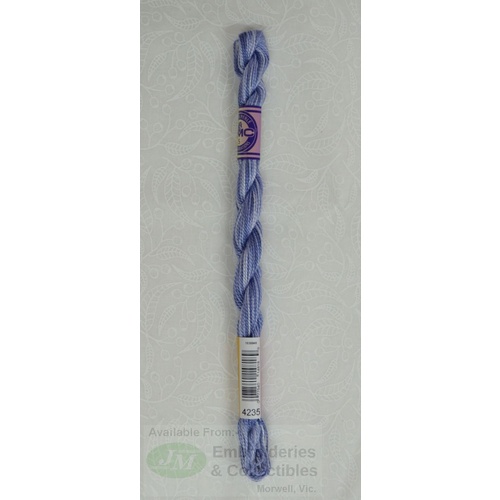 DMC Perle Cotton Variations Size 5, 25m Skein, Colour 4235 ARTIC SEA