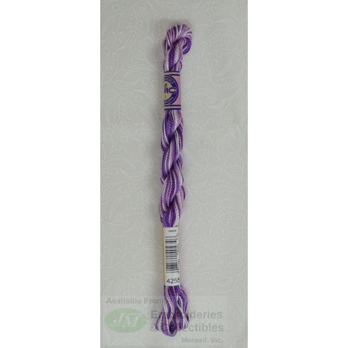 DMC Perle Cotton Variations Size 5, 25m Skein, Colour 4255 ORCHID