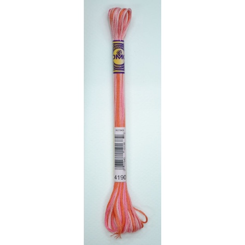 DMC Colour Variations Thread Embroidery Floss, Colour 4190 Ocean Coral