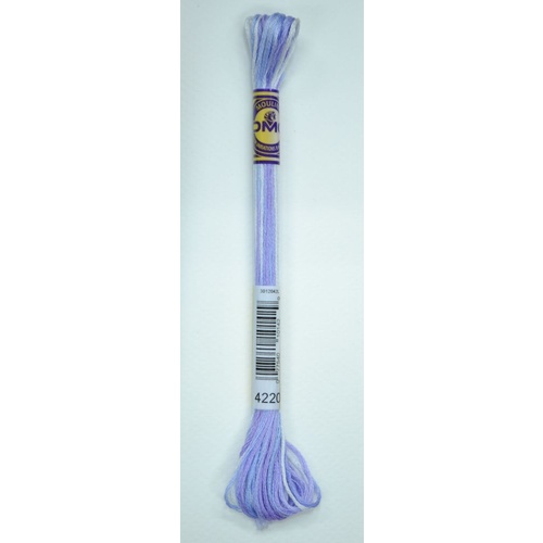 DMC Colour Variations Thread Embroidery Floss, Colour 4220 Lavender Fields