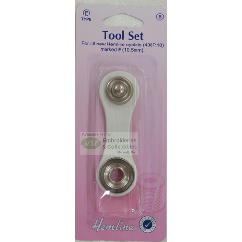 Hemline Eyelets Tool Set For 10.5mm Hemline Eyelets (438P.10)