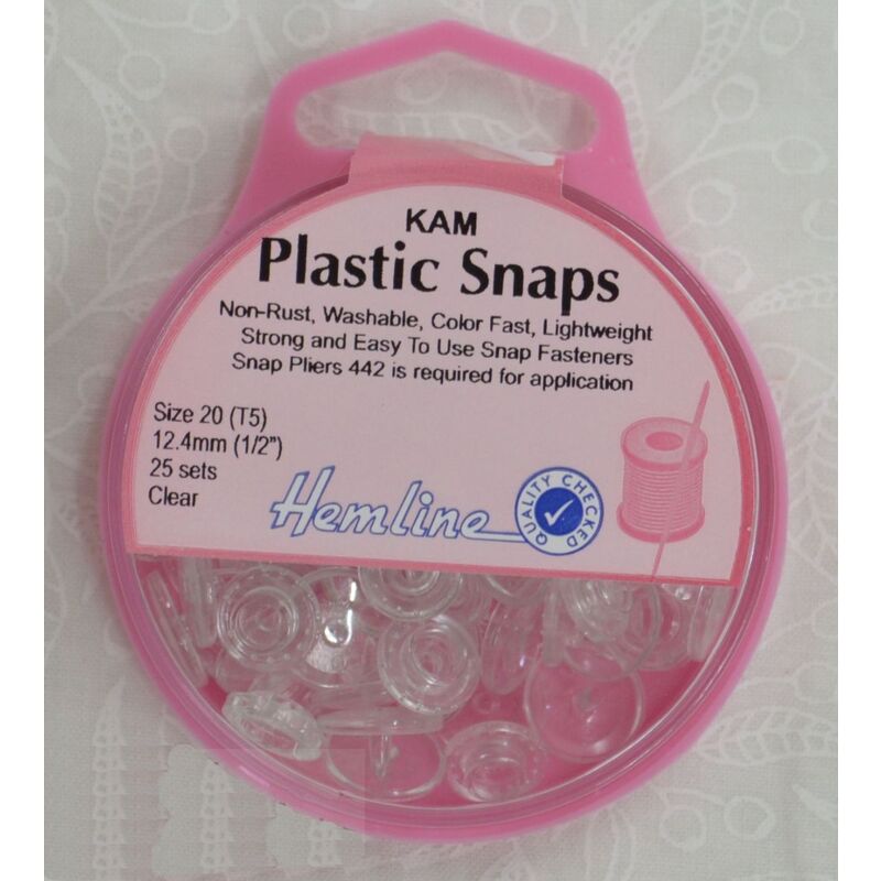 Plastic Snaps for Clothing,Snap Fasteners Buttons Size 20 T5 