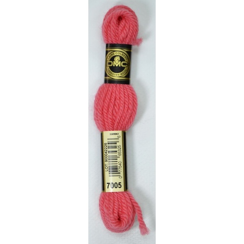DMC Tapestry Wool #7005 MEDIUM CARNATION Laine Colbert wool 8m Skein