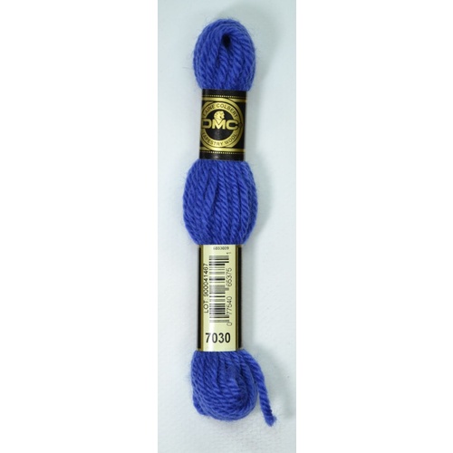 DMC Tapestry Wool #7030 DARK DELFT BLUE Laine Colbert wool 8m Skein