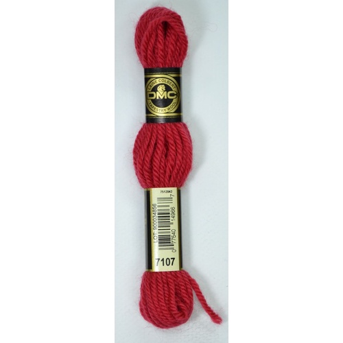 DMC Tapestry Wool #7107 DARK CARNATION Laine Colbert wool 8m Skein