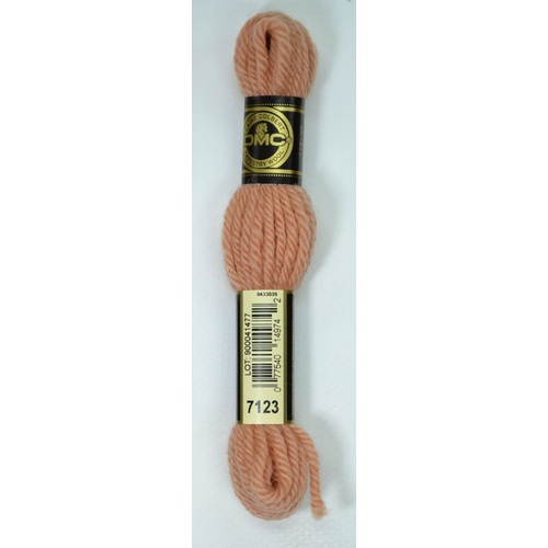 DMC Tapestry Wool #7123 ULTRA VERY LIGHT TERRA COTTA Laine Colbert wool 8m Skein