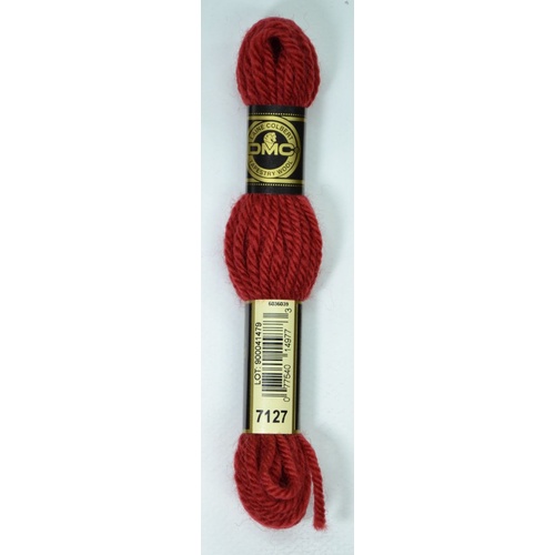 DMC Tapestry Wool #7127 DARK TERRA COTTA Laine Colbert wool 8m Skein