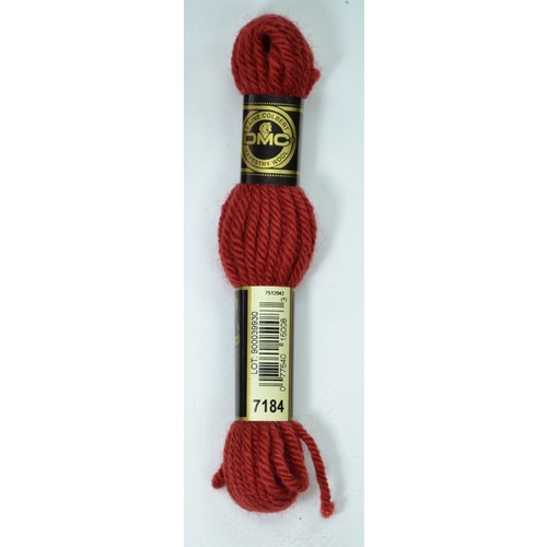 DMC Tapestry Wool #7184 RED COPPER Laine Colbert wool 8m Skein