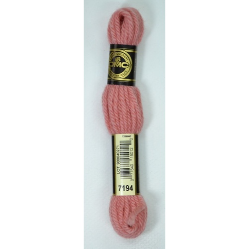 DMC Tapestry Wool #7194 SALMON Laine Colbert wool 8m Skein