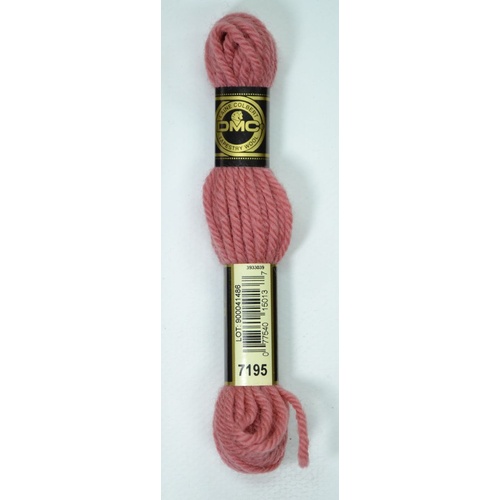 DMC Tapestry Wool #7195 MEDIUM SALMON Laine Colbert wool 8m Skein