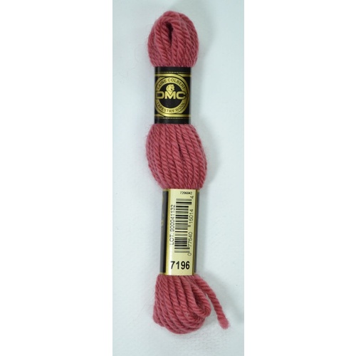DMC Tapestry Wool #7196 DARK SALMON Laine Colbert wool 8m Skein