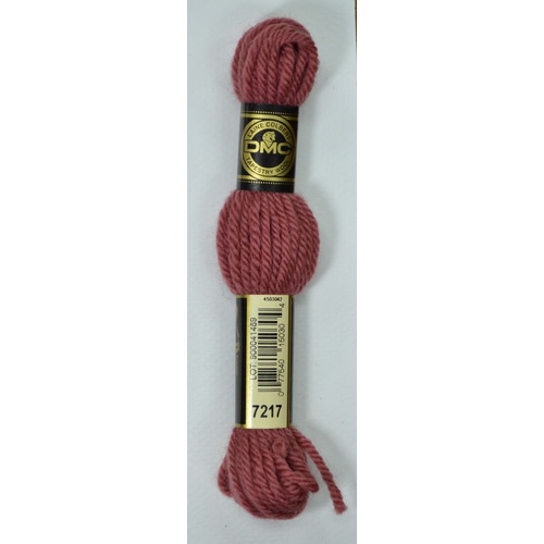 DMC Tapestry Wool #7217 MEDIUM SHELL PINK Laine Colbert wool 8m Skein
