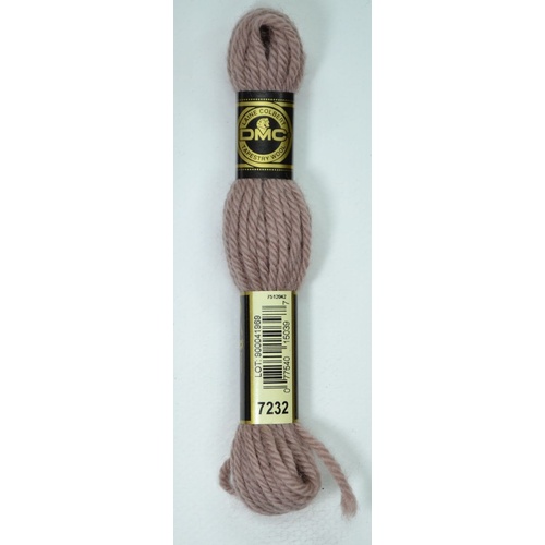 DMC Tapestry Wool #7232 LIGHT COCOA Laine Colbert wool 8m Skein