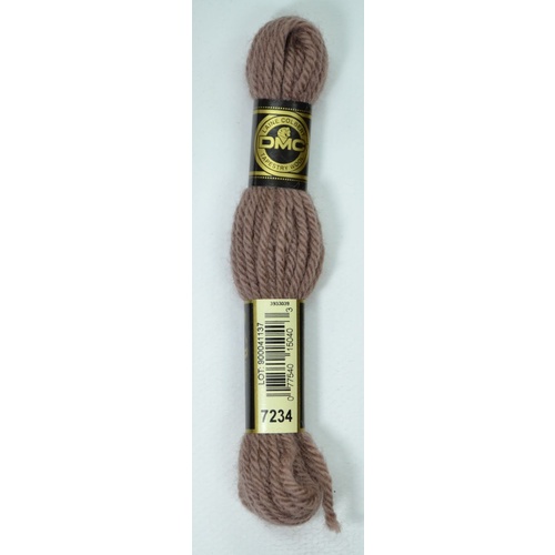 DMC Tapestry Wool #7234 LIGHT COCOA Laine Colbert wool 8m Skein