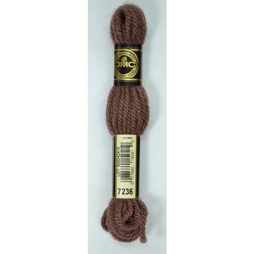 DMC Tapestry Wool #7236 COCOA Laine Colbert wool 8m Skein
