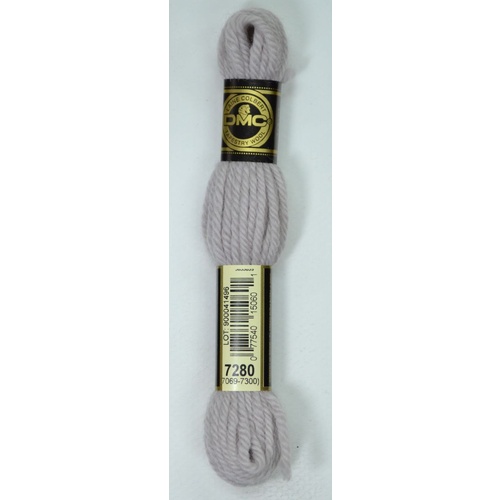 DMC Tapestry Wool #7280 VERY LIGHT SHELL GREY Laine Colbert wool 8m Skein