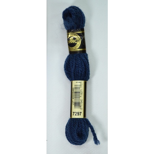 DMC Tapestry Wool #7297 VERY DARK ANTIQUE BLUE Laine Colbert wool 8m Skein