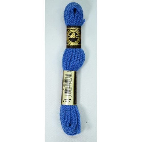 DMC Tapestry Wool #7317 DARK BLUE Laine Colbert wool 8m Skein