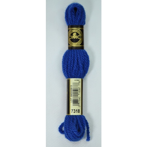 DMC Tapestry Wool #7318 VERY DARK BLUE Laine Colbert wool 8m Skein
