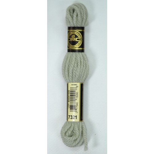 DMC Tapestry Wool #7321 LIGHT BEIGE GREY Laine Colbert wool 8m Skein