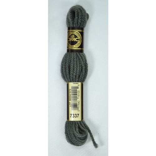 DMC Tapestry Wool #7337 VERY DARK BEAVER GREY Laine Colbert wool 8m Skein