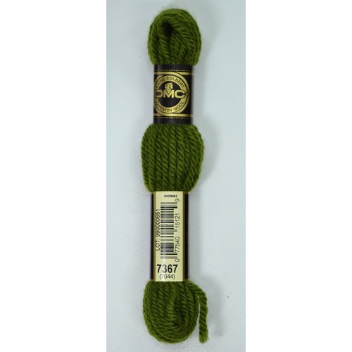 DMC Tapestry Wool #7367 MEDIUM AVOCADO GREEN Laine Colbert wool 8m Skein