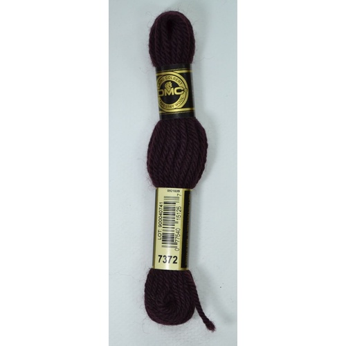 DMC Tapestry Wool #7372 BLACK BROWN Laine Colbert wool 8m Skein