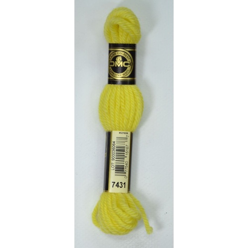 DMC Tapestry Wool #7431 VERY LIGHT TOPAZ Laine Colbert wool 8m Skein