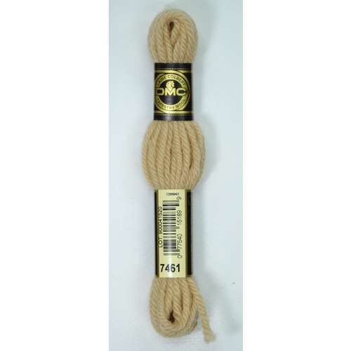 DMC Tapestry Wool #7461 LIGHT MOCHA BEIGE Laine Colbert wool 8m Skein